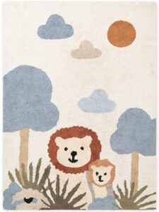 Hanse Home Snuggle Børnetæppe Lionel 140x200 cm - Creme-multi