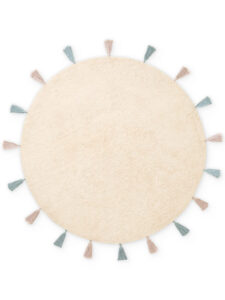 Hanse Home Snuggle Børnetæppe Sunna ⌀160 cm RUND - Creme-multi