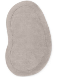 Villeroy & Boch 1812 Uldtæppe Organisk form Kivi 125x200 cm - Naturgrå