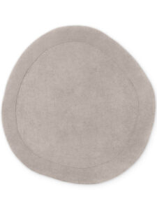 Villeroy & Boch 1812 Uldtæppe Organisk Rund Kivi ⌀160 cm RUND - Naturgrå